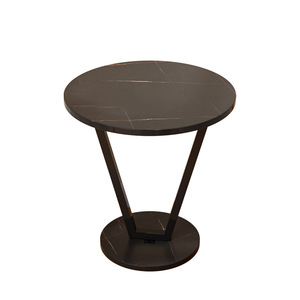 Accessible Luxury Small Spaces <strong>Corner</strong> <strong>Table</strong> Modern Metal and Glass Coffee <strong>Table</strong> for Living Room Bedroom Bedside <strong>Storage</strong> Rack - Product Image 6
