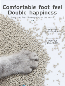 Bentonit-Klumpstreu für Katzen, Agglomerierter Katzensand, Geruchskontrolle, Biologisch Abbaubar, Spülbar, Umweltfreundlich - Product Image 4