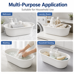 Baignoire de <span class=keywords><strong>bain</strong></span> aquaculture pour adultes et enfants, <span class=keywords><strong>grande</strong></span> baignoire rectangulaire ovale en <span class=keywords><strong>plastique</strong></span> épaissi, long bac de douche domestique - Product Image 6