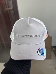Casquettes de camionneur en sergé à 5 panneaux avec logo personnalisé, motif animal de dessin animé, broderie et patchs, logo imprimé sur mesure, vente en gros - Product Image 3