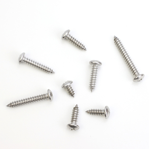 1000 piezas/bolsa Tornillo autorroscante de cabeza redonda Phillips de acero al carbono niquelado M1 M1.2 M1.4 M1.7 M2 M2.3 M2.6 M3 M3.5 M4 - Product Image 3
