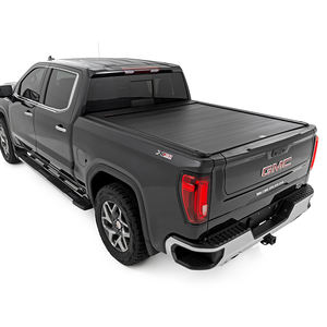 Cubierta de Tonneau de aluminio enrollable plegable retráctil para Nissan Navara D40 Isuzu Dmax <span class=keywords><strong>Dodge</strong></span> <span class=keywords><strong>Ram</strong></span> 1500 función impermeable y de bloqueo - Product Image 1