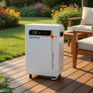 Batterie de stockage d'énergie domestique tout-en-un 48V 5kWh avec roues, installation facile - Product Image 6
