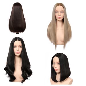 Pelucas Largas y Lisas sin Pegamento al por Mayor para Mujeres Blancas, Pre-Desplumadas, de Cabello Humano Virgen Natural HD Transparente para Pelucas con Frente de Encaje - Product Image 6