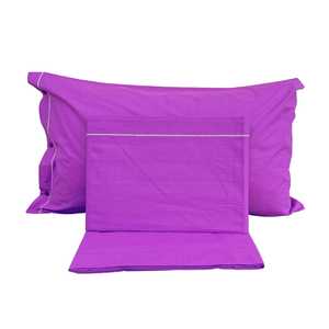 Juego de Sábanas de Algodón Fucsia Tamaño Super King con Fundas de Almohada Incluidas - Product Image 1