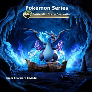 Figura oficial de Pokémon en caja sorpresa, serie All-Out Battle, pieza de exhibición, Mega Charizard X, Gengar, juguete de moda para regalo - Product Image 4