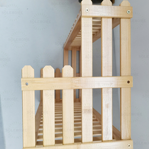 Support à plantes <span class=keywords><strong>en</strong></span> bambou écologique à 2 niveaux avec support pour plantes à fleurs à la maison et au jardin - Product Image 6