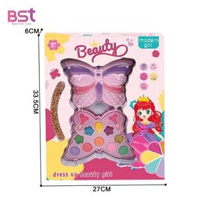 Ensemble de jouets de palette de cosmétiques de jeu de simulation de style <span class=keywords><strong>papillon</strong></span> Brillant à lèvres cosmétique pour filles <span class=keywords><strong>Maquillage</strong></span> pour enfants - Product Image 5