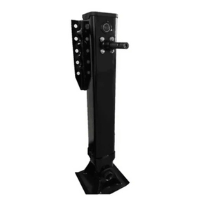 Cric hydraulique robuste pour remorque à benne basculante, avec pied de stabilisation et support de jambe - Product Image 1