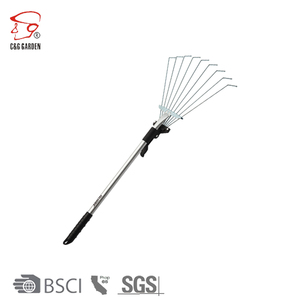 RK9-302 9 Tine <span class=keywords><strong>คราด</strong></span>สวนสำหรับเด็ก,เครื่องมือทำความสะอาดสวน<span class=keywords><strong>คราด</strong></span>แบบใบ - Product Image 1