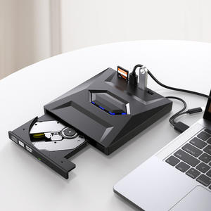 USB 3,0/TYPE C 3 en 1 tarjeta SD multifunción y <span class=keywords><strong>lector</strong></span> <span class=keywords><strong>de</strong></span> reproductor <span class=keywords><strong>de</strong></span> disco flash USB, Unidad óptica móvil externa para grabadora <span class=keywords><strong>de</strong></span> <span class=keywords><strong>CD</strong></span>/DVD - Product Image 3