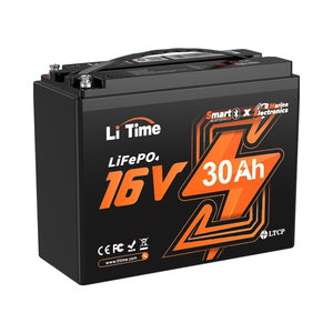 16V 30Ah cá Finder LiFePO4 Lithium Ion Battery Pack Bluetooth 5.0 30A BMS thấp-temp bảo vệ 4000 + chu kỳ pin - Product Image 1
