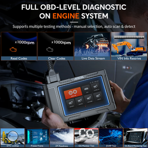 ANCEL-herramienta de diagnóstico de maquinaria de construcción para coche, escáner completo de regeneración DPF para Caterpillar <span class=keywords><strong>John</strong></span> Deere, HD3600 - Product Image 6