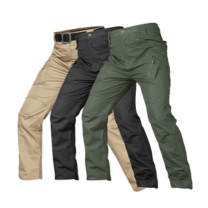 Pantalones de <span class=keywords><strong>Hombre</strong></span> IX9, Pantalones de Poliéster y Algodón, Pantalones Deportivos para Exteriores, Pantalones Tácticos con Múltiples Bolsillos - Product Image 1