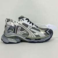 Chaussures de sport décontractées pour hommes, de luxe haut de gamme, avec empeigne en maille, rehaussantes, à lacets, style rétro sportif, à semelle épaisse, légères, de créateur