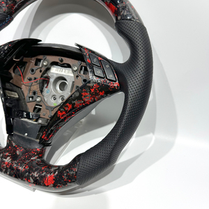 Volant de voiture sport en cuir et fibre de carbone forgé à LED, en promotion, pour BMW Série 6 (E90, E91, E92, E93, E80, E83, E71, E46, E60) - Nouvelle Arrivée - Product Image 3
