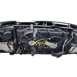 Para <span class=keywords><strong>Honda</strong></span> para <span class=keywords><strong>Civic</strong></span>, parachoques delantero completo y rejilla, capó de rejilla de radiador equipado con faros, parachoques de coche, producto - Product Image 4