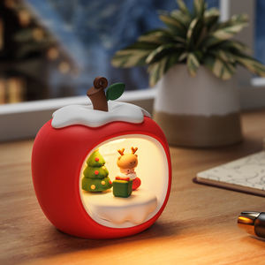 Nouvelle <span class=keywords><strong>Apple</strong></span> House LED veilleuse tactile contrôle à piles moderne chevet étudiant amis collègues vacances cadeaux en gros - Product Image 1