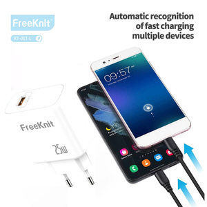 Câble de données QC3.0 EU Prot 1m pour <span class=keywords><strong>iPhone</strong></span> USB-A Adaptateur secteur 25W avec <span class=keywords><strong>chargeur</strong></span> mural à charge rapide <span class=keywords><strong>Chargeur</strong></span> de téléphone portable PD - Product Image 3