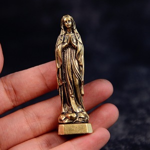 Figura de María Magdalena en Latón, Escultura de Bronce, Estatua de Divinidad, Artesanía, Figurita de Cobre, Venta al Por Mayor - Product Image 1