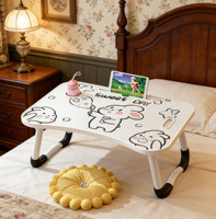 Bureau d'ordinateur pliable en bois extensible en forme de fer à cheval, table d'étude pour enfants