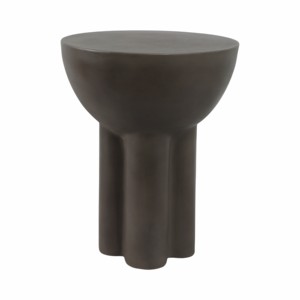 Tavolino Scultoreo in Cemento per Soggiorno o Camera da Letto, Comodino Decorativo per Piccoli Spazi, Casa e Patio - Product Image 4