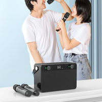 2024 haut-parleurs de karaoké Audio professionnels de haute qualité Boombox grands haut-parleurs de fête Bluetooth avec double micro sans fil