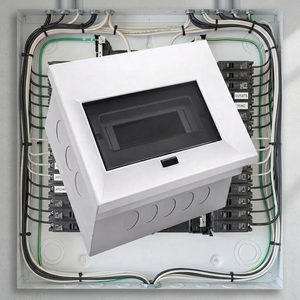 กล่องจ่ายไฟฟ้าภายนอกอาคาร ZWKT HT-24 ระดับ IP65 220V 24 ช่องเสียบ พร้อมระบบป้องกันวงจร  วัสดุ ABS พลาสติก - Product Image 4