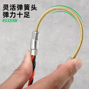 Takumori Wire Threader 10m Steel Spring Conduit <b>Puller</b> For Electrical Wiring Installation - Product Image 2