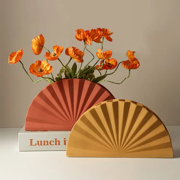 Origami Design Florero Boda Morandi Sector Small Table Vase
