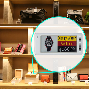 เทคโนโลยีใหม่ 2.4GHz ระบบ ESL แบบกำหนดเองขนาด 2.13 นิ้ว ป้ายราคาอิเล็กทรอนิกส์ Eink 4 สี 2.4GHz สำหรับร้านบูติกและซูเปอร์มาร์เก็ต - Product Image 5