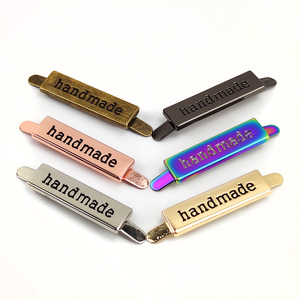 Deepeel BK101 10x36mm Luggage Handbag Hardware Accessories Handmade LOGO Decoration <strong>Buckles</strong> <strong>Bag</strong> Labels Tag - Product Image 5