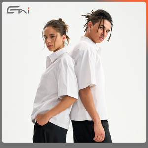 <span class=keywords><strong>Camicia</strong></span> Estiva a Maniche Corte con Bottoni, Vestito Corto, Logo Personalizzato, Camicie Formali a Righe per <span class=keywords><strong>Uomo</strong></span>, Casual - Product Image 5