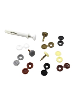 Vente en gros de couvre-meubles ronds en plastique, accessoires de meubles, verre 10 mm, miroir <span class=keywords><strong>d</strong></span>écoratif à visser - Product Image 1