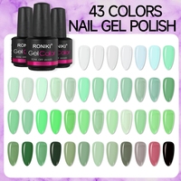 Vernis à ongles en gel RONIKI, gel UV pour ongles, finition haute brillance, vernis à ongles en gel pour technicien professionnel des ongles, service de manucure