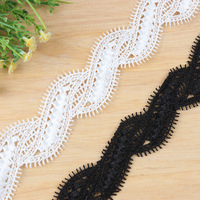 Handmade Lace Accessories, Polyester Embroidery Trimming