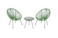 Chaises longues d'extérieur modernes en rotin, colorées et légères, meubles de jardin