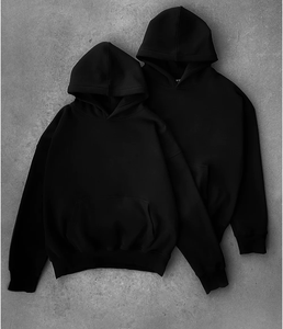 Sweat à capuche surdimensionné avec logo personnalisé Sweat à capuche épais à ourlet brut en éponge vierge Impression bouffante Unisexe Cropped Vintage Acid Wash Hoodies - Product Image 4