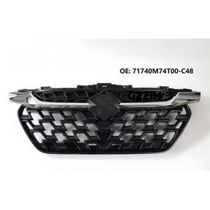 Repuestos de Auto, Rejilla Delantera de Plástico ABS Cromado Negro, Marca Zimin, 100% Compatible, Alta Calidad, Garantía de 6 Meses, Para Suzuki FRONX 2023 - Product Image 2