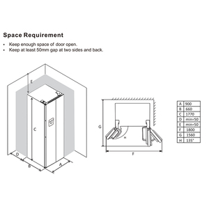 Réfrigérateur autonome BCD-550W1T.2 90cm 501L avec machine à glaçons, congélateur et réfrigérateur - Product Image 5