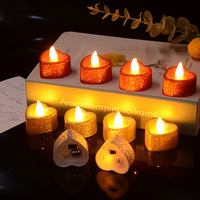 LED Elektronische Kerzenlampe - Romantischer Heiratsantrag Kreatives Layout Hochzeiten Weihnachten Herzförmige Votivkerze Batteriebetrieben