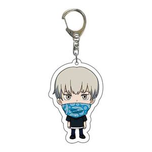 Hot Fashion Anime <span class=keywords><strong>Jujutsu</strong></span> <span class=keywords><strong>Kaisen</strong></span> portachiavi acrilico Cartoon Figure Yuji Itadori Kugisaki portachiavi per donna uomo borsa portachiavi per auto - Product Image 5
