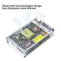 Transformateurs d'éclairage à livraison en espèces, adaptateur secteur 24V 6.3A, pilote LED dimmable de laboratoire, unité d'alimentation avec interrupteur, garantie 3 ans
