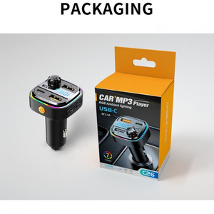 GXYKIT C26 Lettore <span class=keywords><strong>MP3</strong></span> Portatile per Auto con Doppia Porta USB per Ricarica Rapida e Trasmettitore FM, Supporta WAV e Trasmissione fino a 10 Metri - Product Image 6