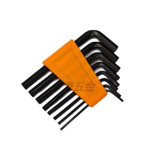 Clés hexagonales Shuokang Hardware, 8 pièces, métriques, en forme de L, oxyde noir, acier 45, pour outils de bricolage - Product Image 4