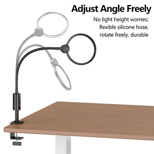 Lupa Circular con Clip de Fácil Fijación Wufan Sharp-View, Luz Tricolor |   Ideal para Trabajos de Detalle Artesanal y Verificación de Etiquetas - Product Image 1