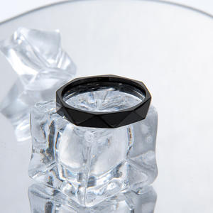 Yeni çift alyans 3D kesme paslanmaz çelik söz aşk alyanslar kadın nişan yüzüğü moda takı hediyeler - Product Image 5