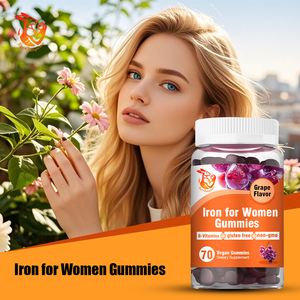 Gummies de fer pour femmes sous marque privée OEM avec vitamines et supplément de folate pour la santé globale et la promotion d'un système nerveux sain - Product Image 5