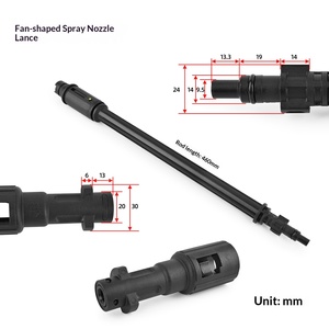 <span class=keywords><strong>Lance</strong></span> <span class=keywords><strong>de</strong></span> pulvérisation et pistolet haute pression pour nettoyage <span class=keywords><strong>de</strong></span> voitures, <span class=keywords><strong>de</strong></span> jardins et <span class=keywords><strong>de</strong></span> surfaces extérieures - Product Image 3