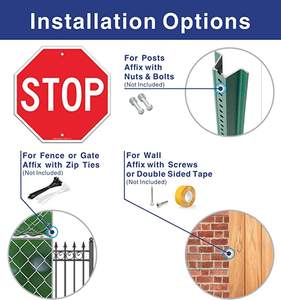 علامة التبديل لسلك الطريق للمسافات الضيئة باللونين الأسود والأصفر علامات المرور الدولية ذات الأولوية باللونين الأسود والأصفر - Product Image 4